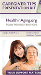 Mobile Screenshot of healthinaging.org
